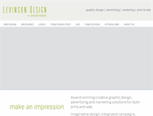 Tablet Screenshot of levinsondesign.com